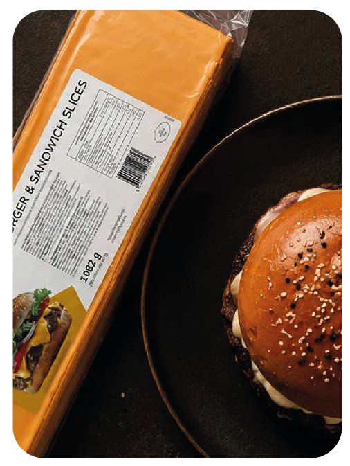 Burger z produktami ChefChef